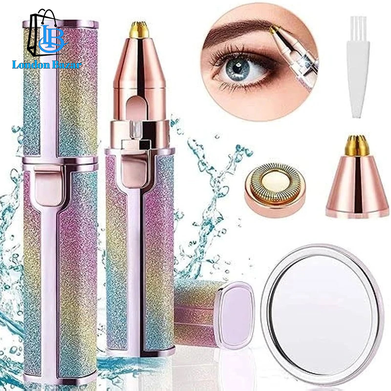 Eyebrow trimmer and shaver